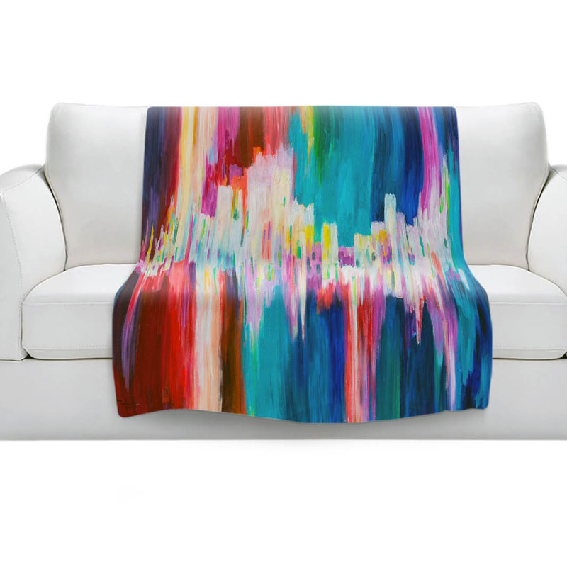 Couverture en sherpa Rainbow Eq 1, l 51 po x L 60 po