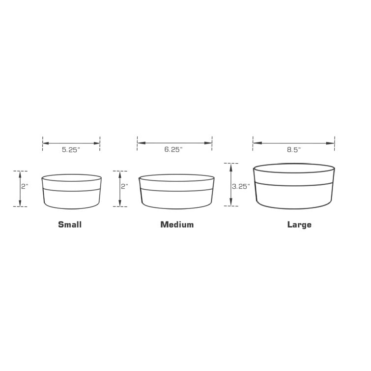 Large Classic Pet Bowl Sets