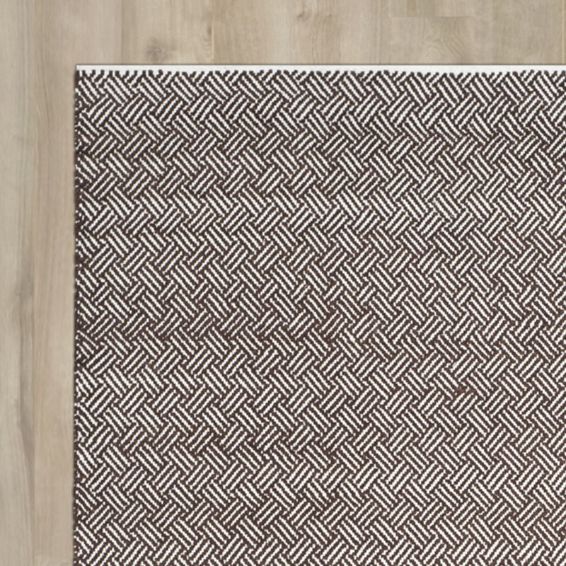 Tapis en coton tissé à plat Bryent, Tapis de couloir 2 pi 3 po x 7 pi