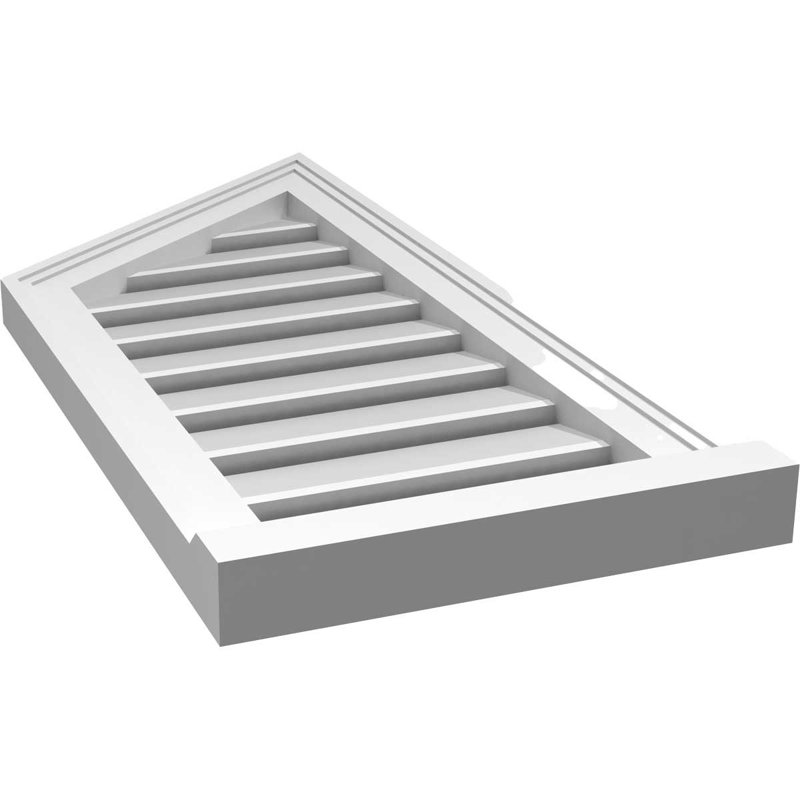 Bouche en uréthane fonctionnelle demi-pointe à montage sur surface gauche Signature, H 32 po x l 14 po x P 2 po