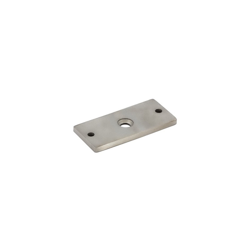 FHC PF1PS 180 Degree Post Saddle For Flat Top Rail - Polished Stainless, Brushed Stainless