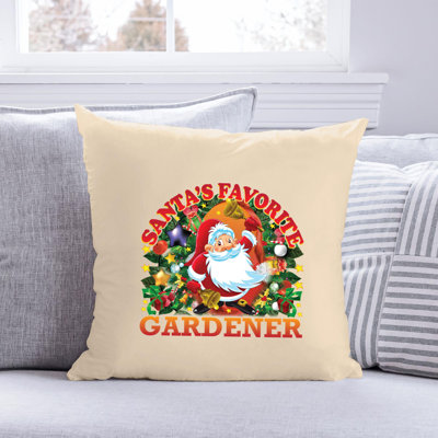 Citation amusante «Garden Lover» 836 - Coussin décoratif inclus