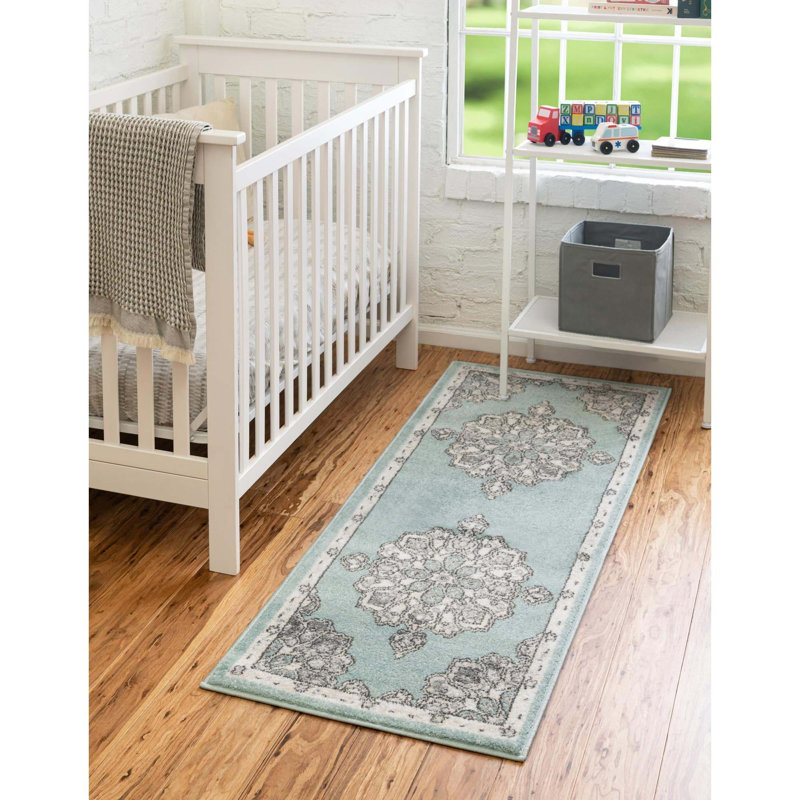 Oriental Indoor Rug, Runner 2'7" x 12'
