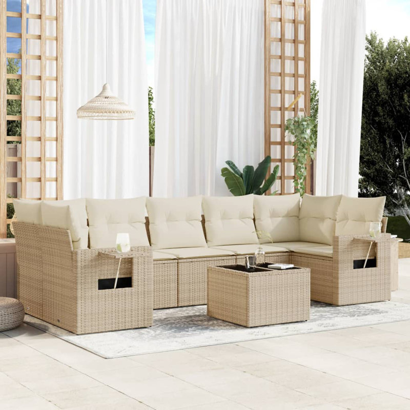 Vidaxl Garden Sofa Set Beige