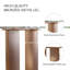 Table bistro 35 "en verre