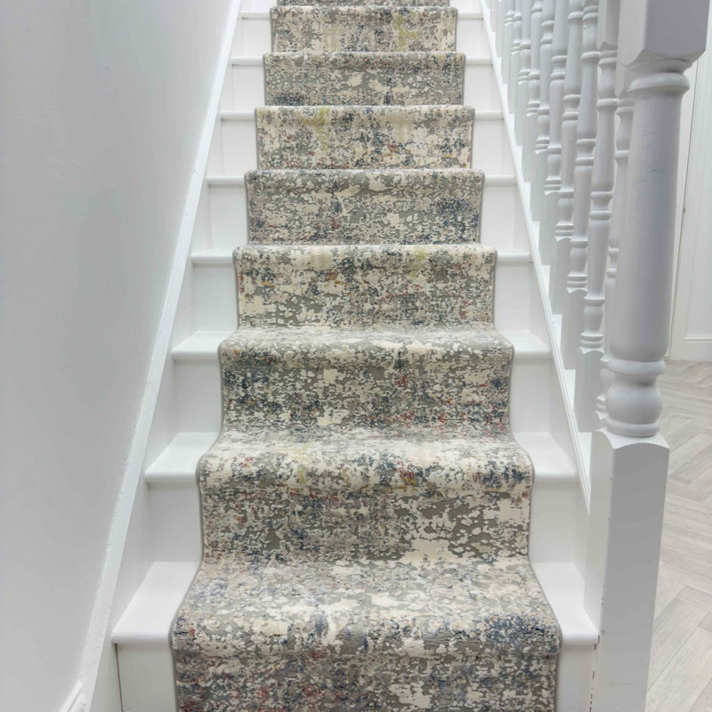 Stair Runner Abstract Area Rug, Stair Runner 66 x 450 cm