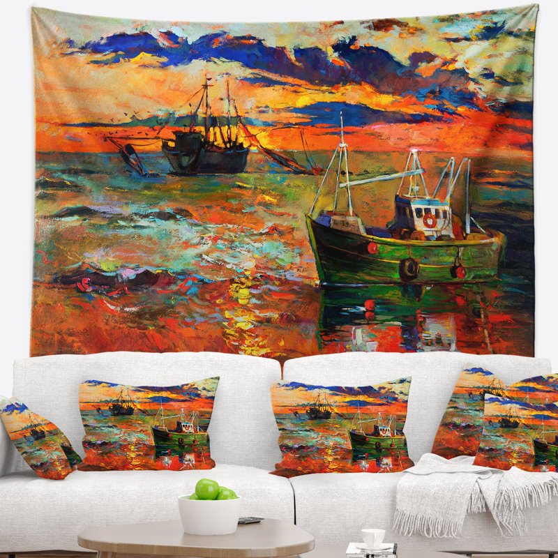 Polyester Tapestry, 32" H x 39" W