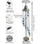 Lampe turque sur pied Bungalow Rose Mert-820321090
