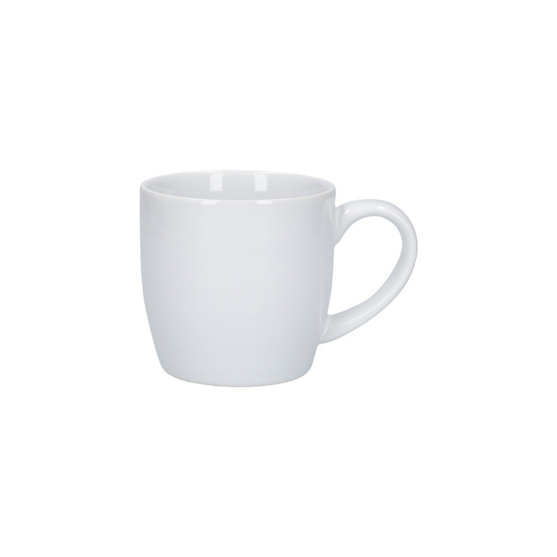Globe Stoneware Mug, White, 4