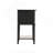 Sleek Black Minimalist Nightstand-664282251
