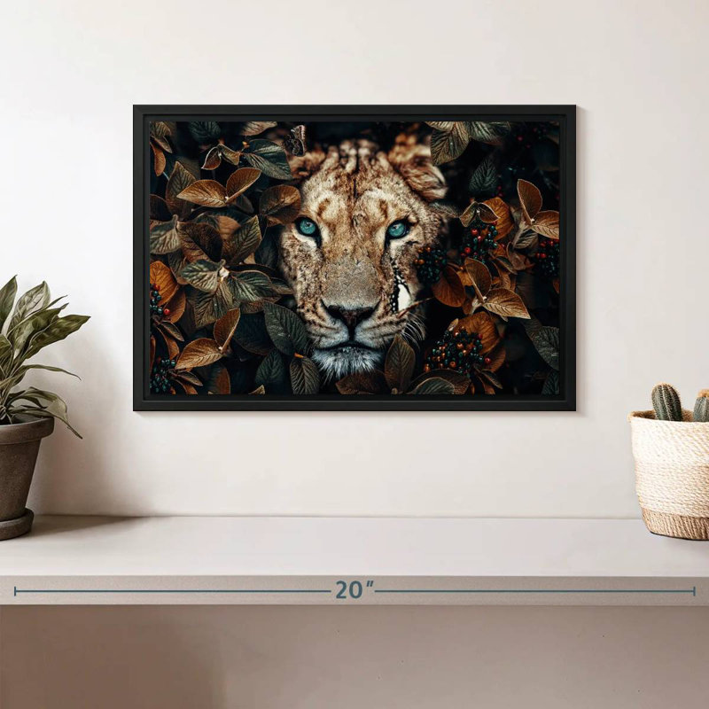 Lioness I, 9" H x 13" W