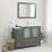 Brescia 48" Single Sink Freestanding Bathroom Vanity with Ceramic Top and Matching Mirror-107174123