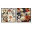 Kittie - Ensemble de 2 collages carrés floraux-101854346-101854345