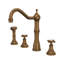 Edwardian Double Handle Kitchen Faucet with Accessories-11066743-61047139
