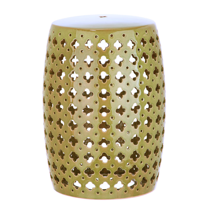 Tabouret de jardin Gisella, Vert printemps