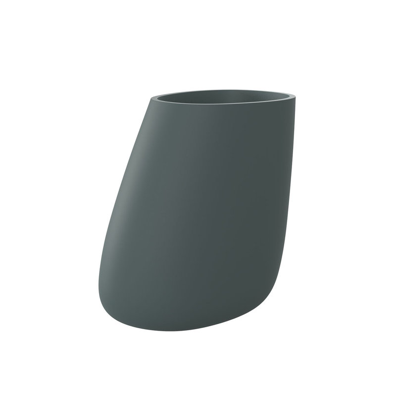 Jardinière en pierre, 55.25” H x 55.25” W x 41.75” D, Vert