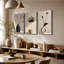 3 panneaux d'art mural Wabi Sabi-776787896