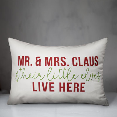  Mr and Mrs Claus Lumbar Pillow
