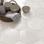 Kalay 9" Hexagon Polished Porcelain Tile-189182014