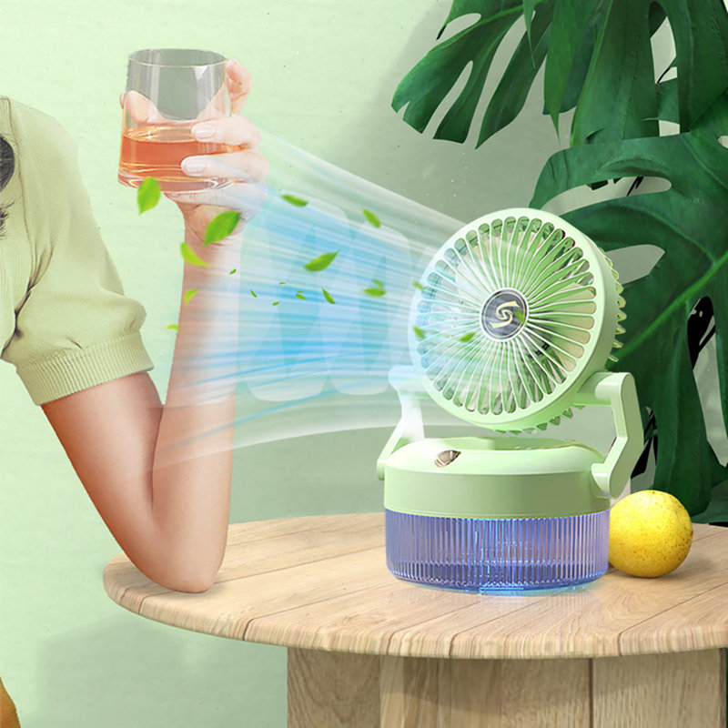 Réfrigérateur à jet d'humidification de bureau USB, Green
