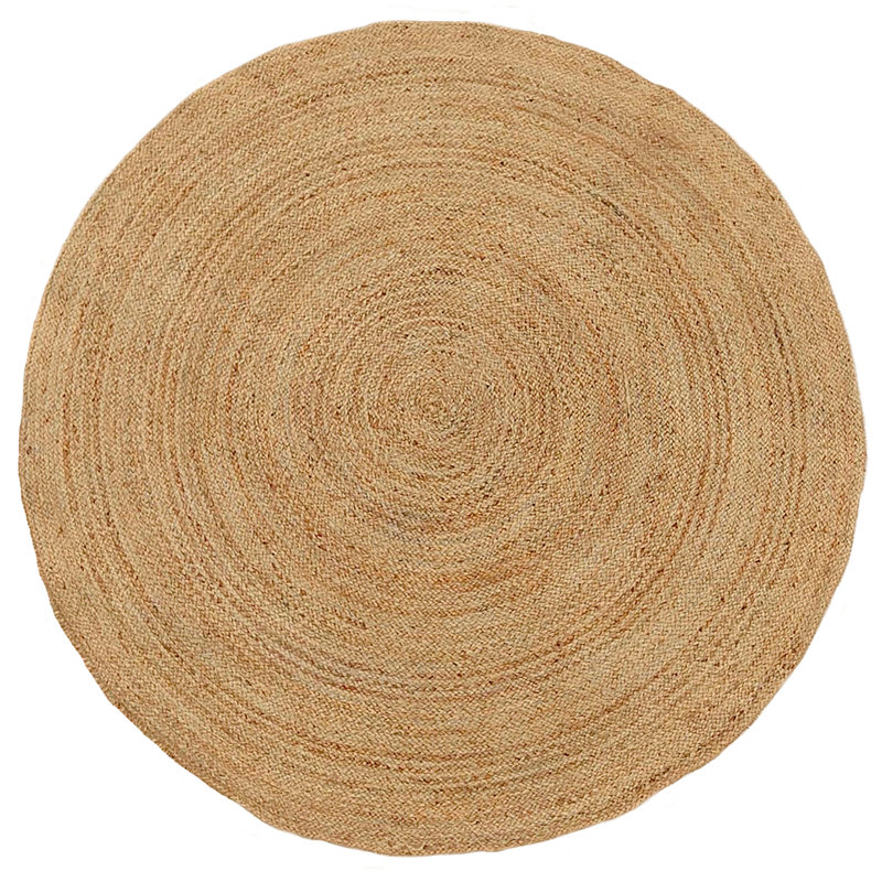 Tapis d'intérieur naturel Dovecove Armgard, Rond 6 pi