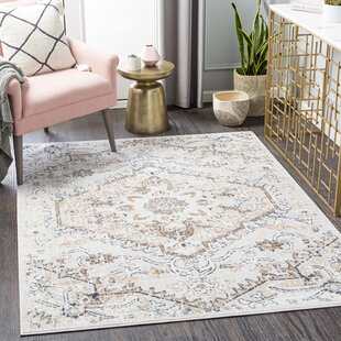 Swind Oriental Hand-Tufted Wool Charcoal/Ivory Area Rug