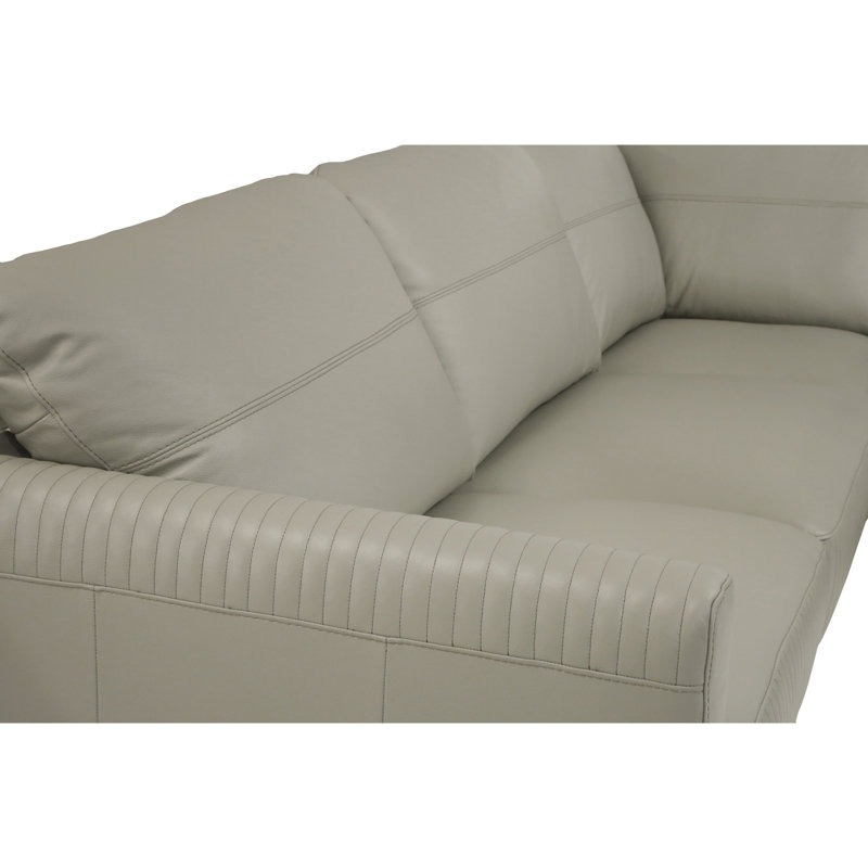 Canapé modulaire en cuir Tampa Airy