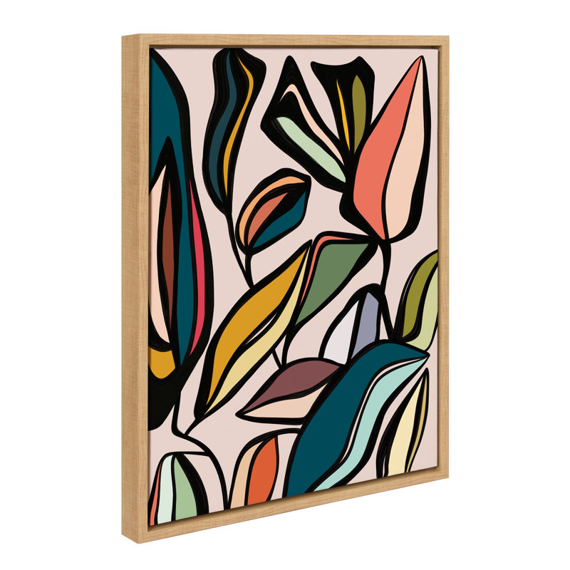 Reproduction d'art sur toile encadrée «Fanc circulation ficus» par Alicia Bock
