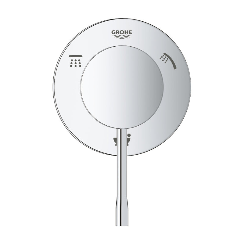 Ensemble de garniture de robinet de douche à 3 voies GROHE Essence, Chrome étoilé