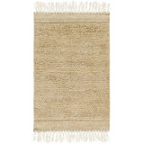 Mabel Hand Tufted Wool Area Rug in Brown