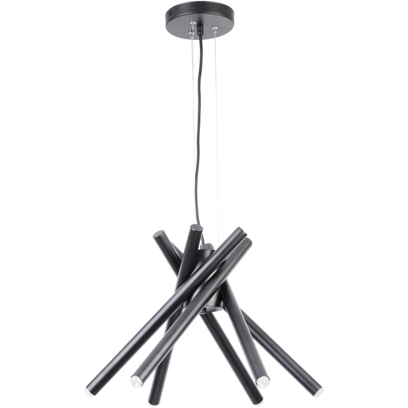Lumen 6 - Light Unique/Statement Pendant, Black