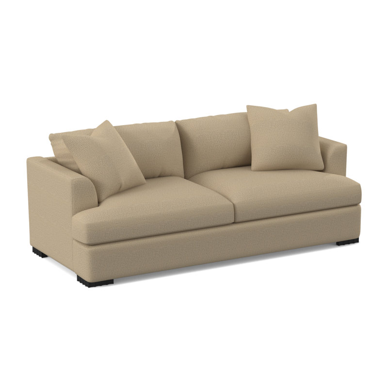 Lucia Sofa, Espresso, Elise Harbor 100% Polyester