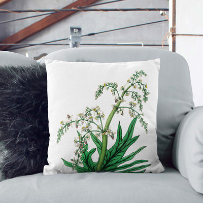 Floral Square Throw Cushion