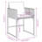  Garden Dining Set Beige, Brown
