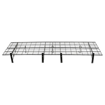 Étagère murale de garage (lot de 2) avec 6 crochets, 183 x 61 cm, en fil d'acier robuste, pouvant supporter jusqu'à 181 kg. Système d'organisation pour outils.
