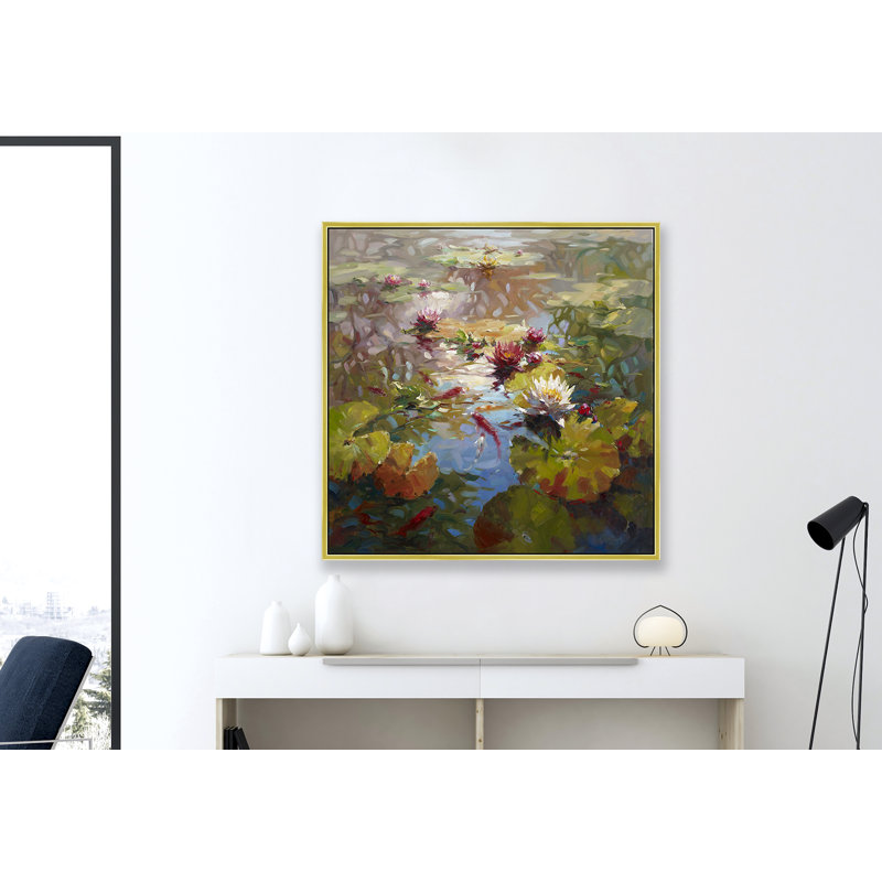 Plants & Flowers Print, Gold, 38" H x 38" W