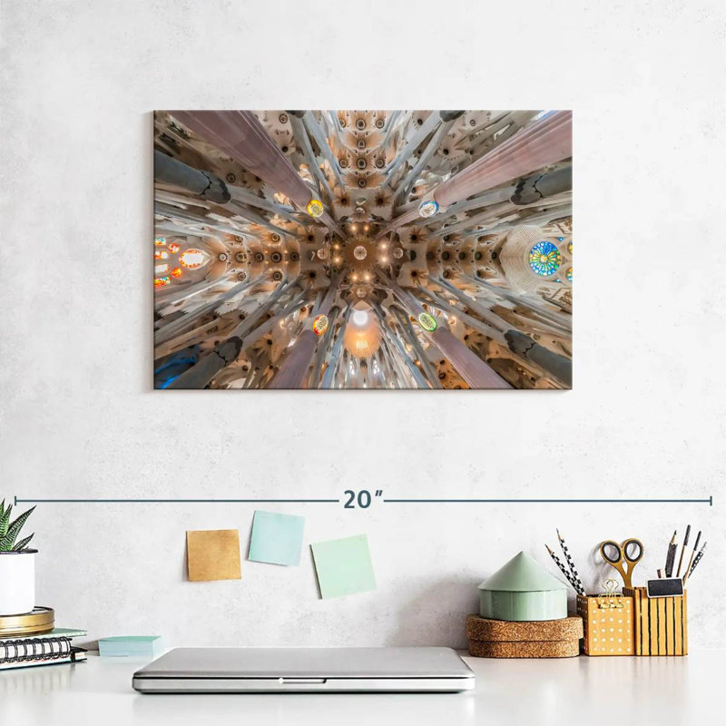 Lilie La Sagrada Familia - plafond II, H 8 po x l 12 po