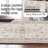 Rug Kitchen - Hallway Non Slip Washable Oriental Soft Indoor Neutral Carpet for Entry Bedroom Farmhouse Low Pile Stain Resistant Hall Rugs Long Thin Front Door Mat - Ivory-538885777