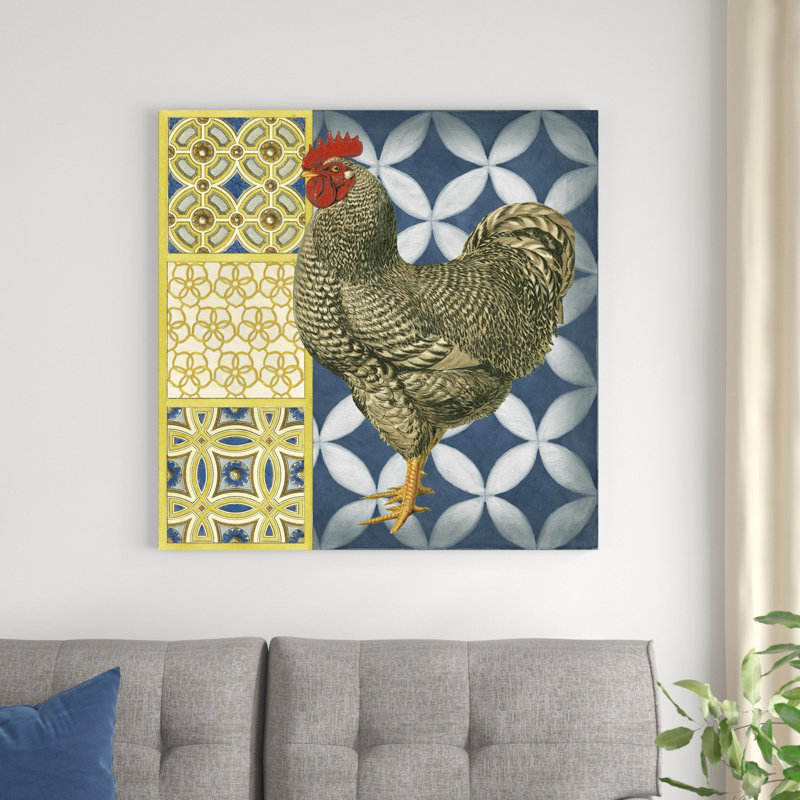 Classic Rooster II, H 36 po x l 36 po x P 1,25 po