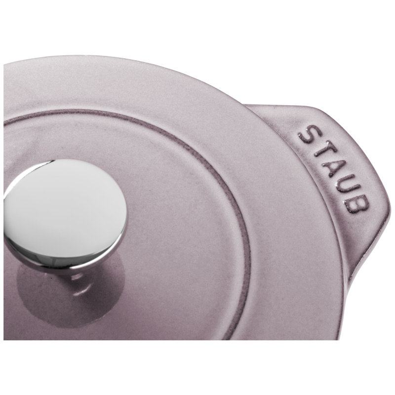 Staub La Cocotte 1.75 L Cast Iron Round Rice Cocotte, Lilac