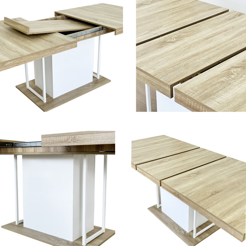 Latitude Run® Rectangle Extendable Dining Table | Wayfair