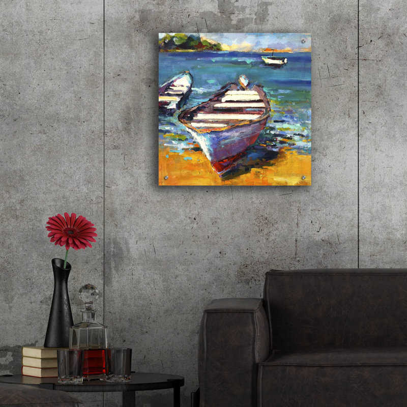 «Bateau» par Page Pearson Railsback, H 24 po x l 24 po x P 0,2 po
