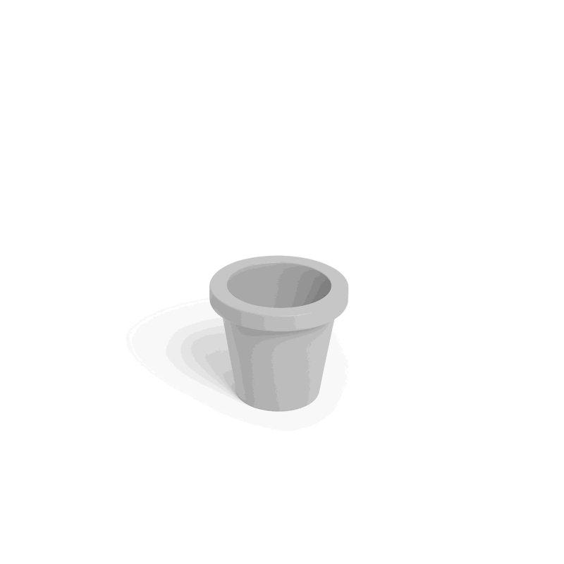 Bakkes Outdoor Planter Table, Light Gray