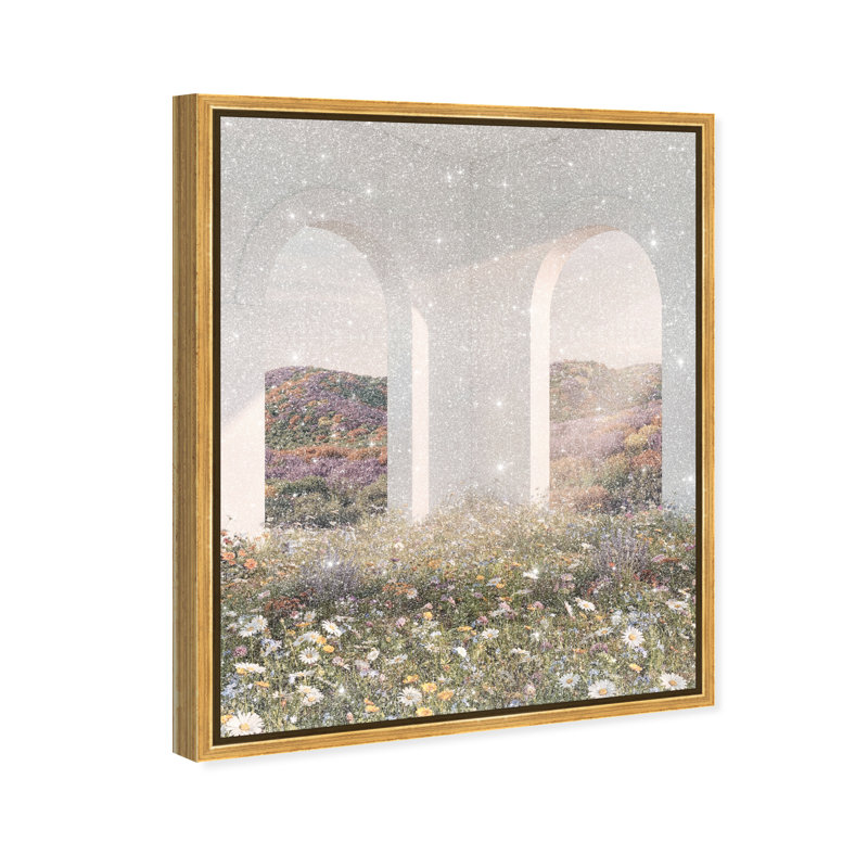 Sunlight Coming Through Print by Oliver Gal, 25"H x 31"W, Gold Floater Frame