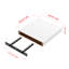 Ensemble de 3 tablettes murales flottantes minimalistes modernes pour présentation et rangement décoratifs, blanc-1432901926