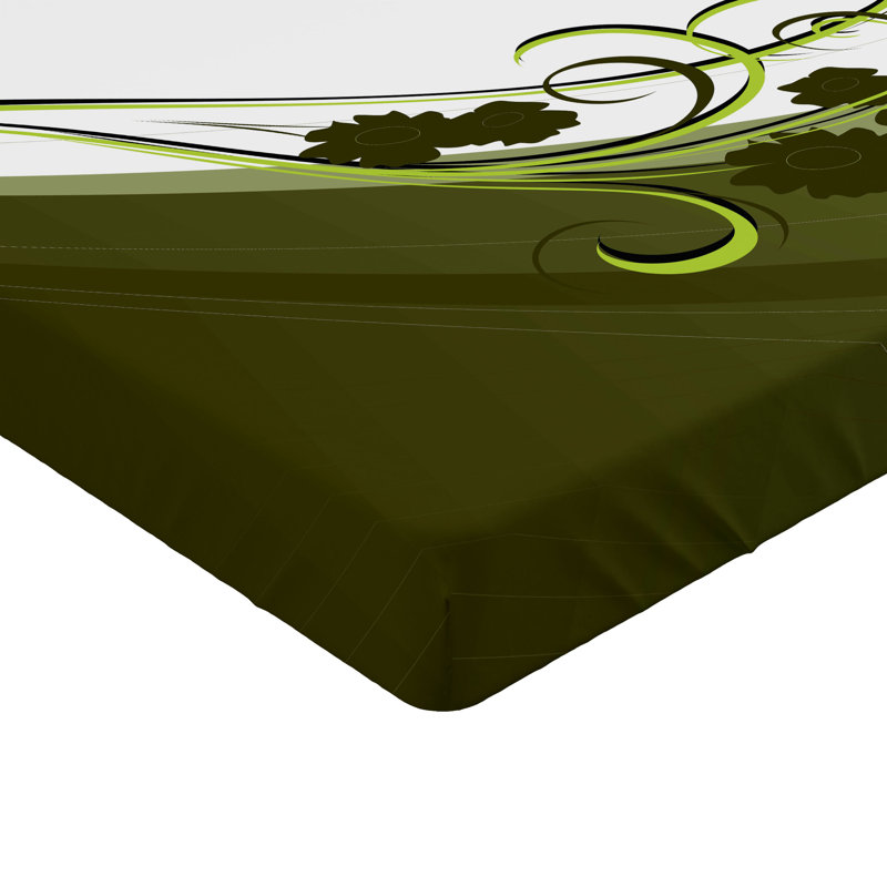 Ensemble de 2 drap-housse vert olive Ambesonne, Drap-housse très grand californien