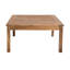 Venice Outdoor Square Teak Chat Table