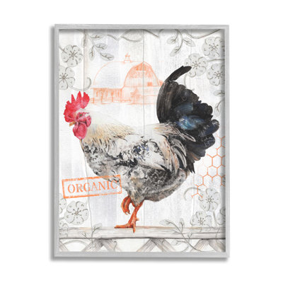 «Organic Pattern Rooster» par Levison Design Print