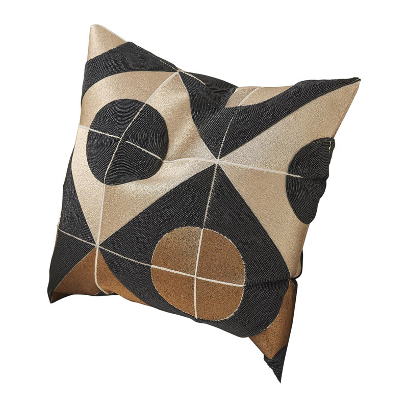 Circle Marquetry Pillow