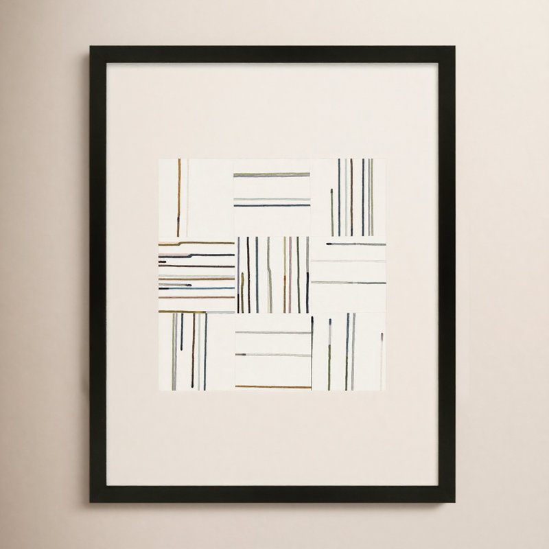 Drips II Print by Beth James, 20" H x 16" W x 1.25" D, Black Framed